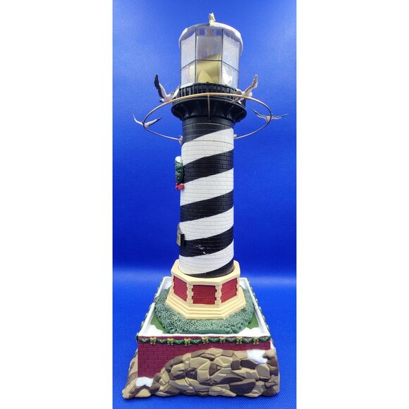 Vintage Mr. Christmas Holiday Cape Hatteras Animated Lighted Sound Lighthouse - Picture 5 of 17